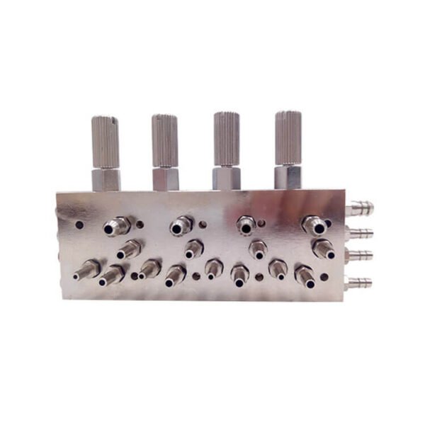 quadruple diaphragm valve