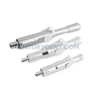 Aluminum dental strong and weak suction handle