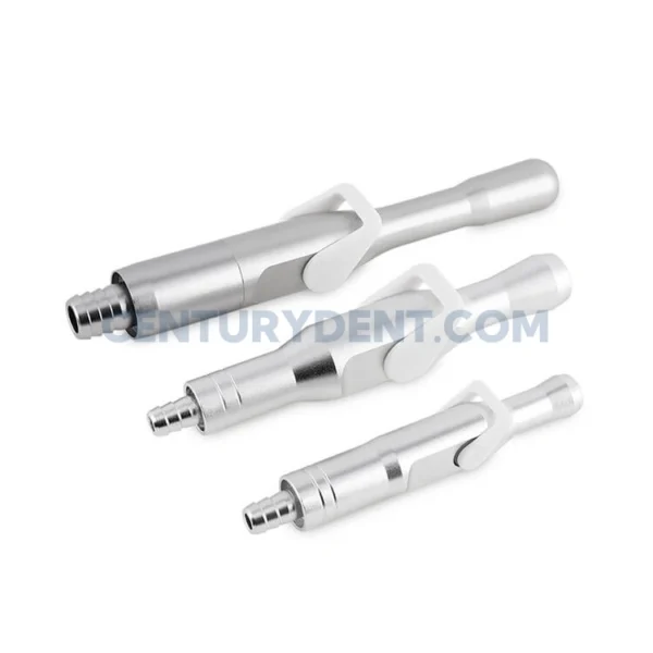 Aluminum dental strong and weak suction handle