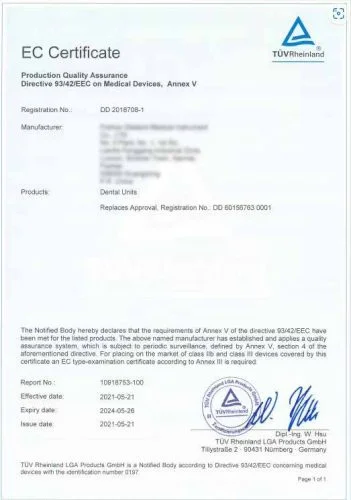 dental unit ce